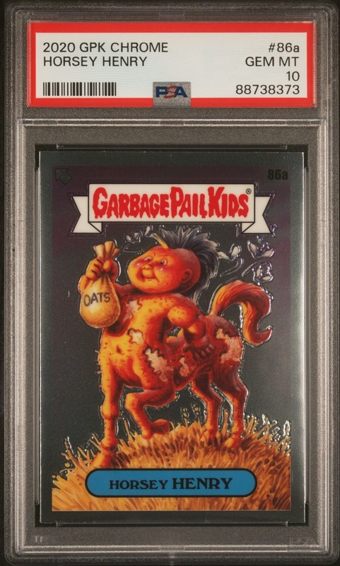2020 Garbage Pail Kids Chrome Horsey Henry #86a PSA 10 GEM MINT