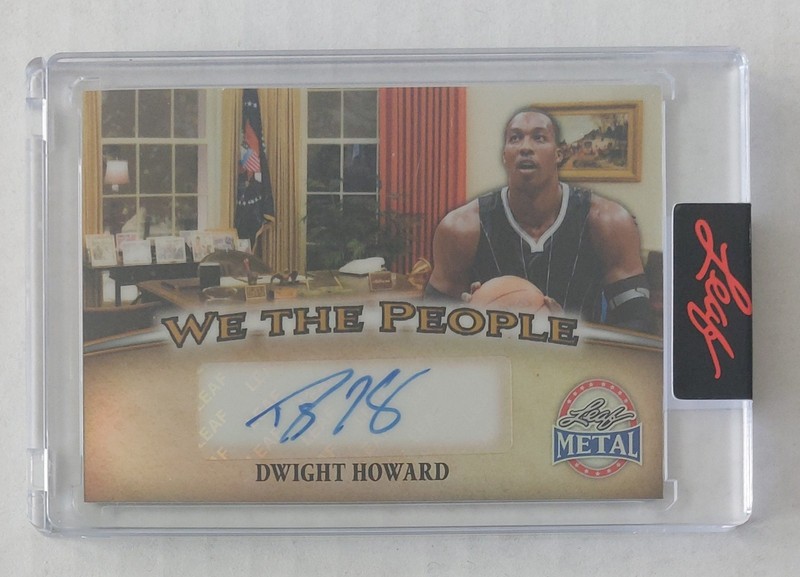 2026 Leaf Metal Dwight Howard "We The People" Autograph 1/1