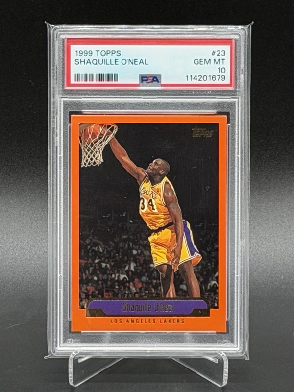 1999 Topps SHAQUILLE O'NEAL PSA 10 Lakers #23 Very Low Pop 4SC Finally Out! 📈💰