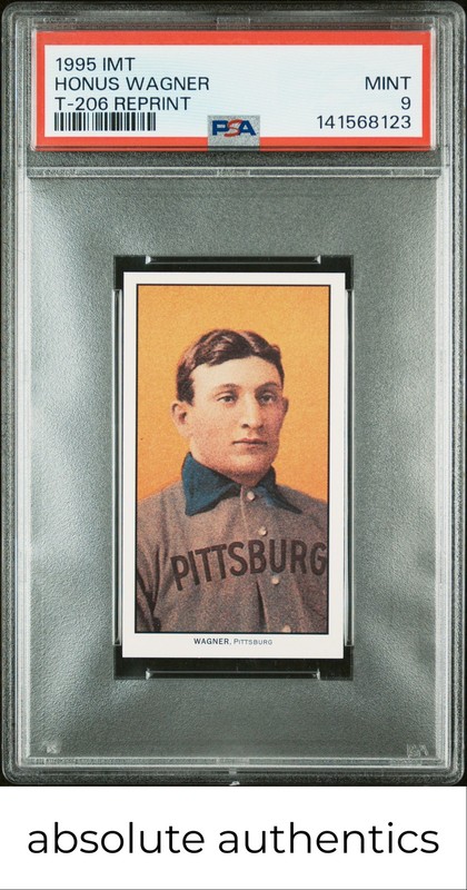 1995 Imt T-206 Reprint Honus Wagner T-206 Reprint PSA 9