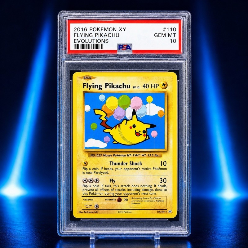 Flying Pikachu PSA 10 Pokemon TCG Card Evolutions 2016 XY GEM MT Pokémon 🇺🇸