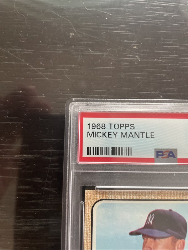 1968 Topps Set-Break #280 Mickey Mantle PSA 5 EX view 2