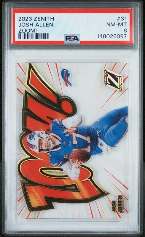 2023 PANINI ZENITH ZOOM! #31 JOSH ALLEN PSA 8