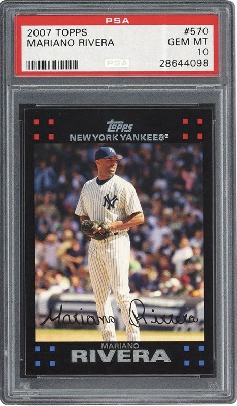2007 Topps Mariano Rivera #570 PSA 10 💎 Gem Mint! Pop 51