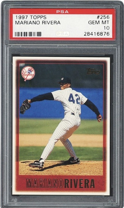1997 Topps Mariano Rivera #256 PSA 10 💎 Gem Mint! New York Yankees Hall Of Fame
