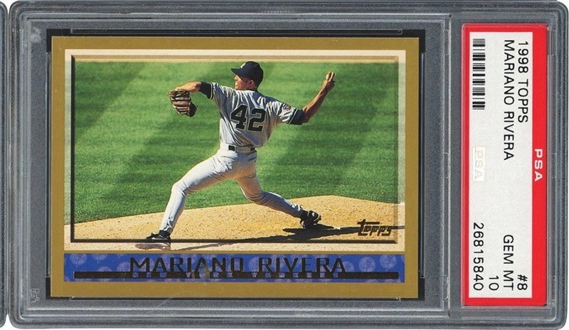 1998 Topps Mariano Rivera #8 PSA 10 💎 Gem Mint! New York Yankees HOF POP 44