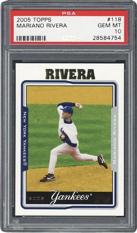 2005 Topps Mariano Rivera #118 PSA 10 💎 Gem Mint! New York Yankees Hall Of Fame