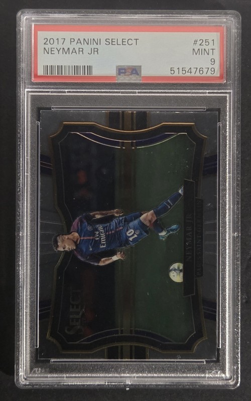 2017-18 Panini Select Neymar Jr. #251 PSA 9 Field Level
