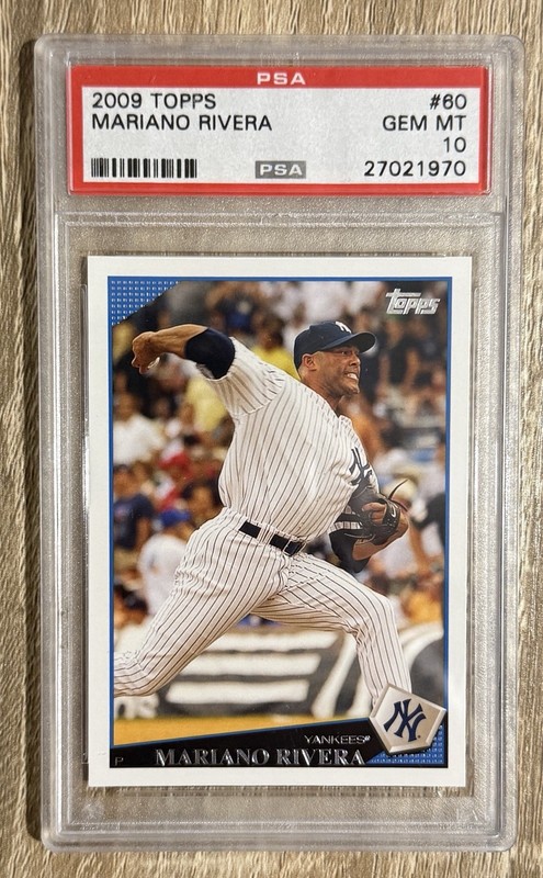 2009 Topps Mariano Rivera #60 PSA 10 💎 Gem Mint! New York Yankees Hall Of Fame