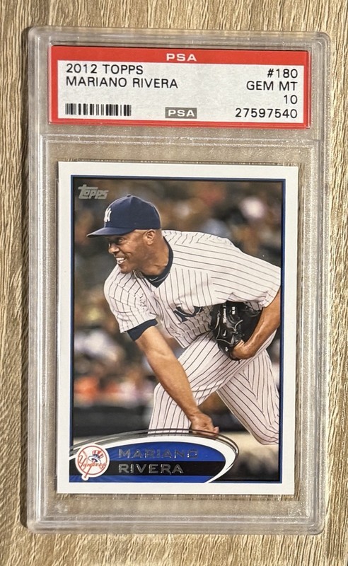 2012 Topps Mariano Rivera #180 PSA 10 💎Gem Mint! New York Yankees Hall Of Fame