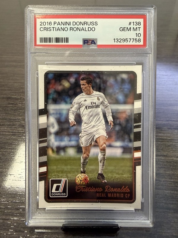 2016-17 Panini Donruss - Cristiano Ronaldo #138 PSA 10 Real Madrid