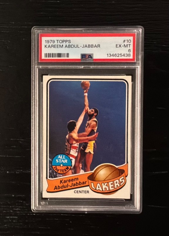Kareem Abdul-Jabbar 1979-80 Topps PSA 6 EX-MT