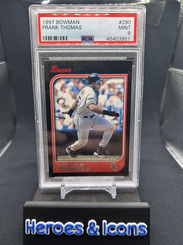 1997 Bowman - Frank Thomas #290 PSA 9 Chicago White Sox 🚨