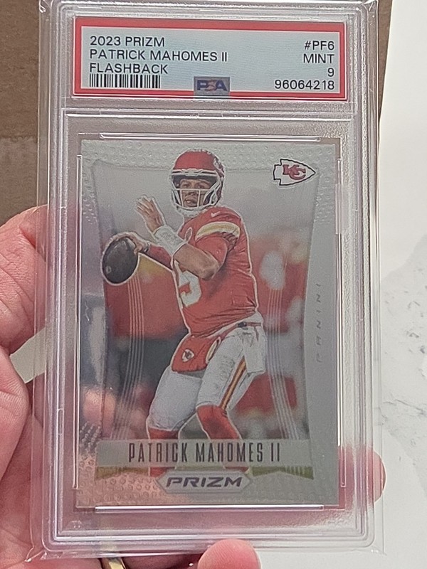 2023 Panini Prizm Flashback Silver Patrick Mahomes II #PF-6 PSA 9 MINT