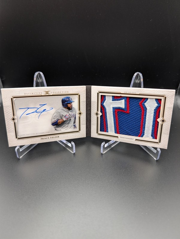 🔥 2025 Topps Definitive Collection Auto Patch Booklet ⚾ Prince Fielder #4/5 🔥