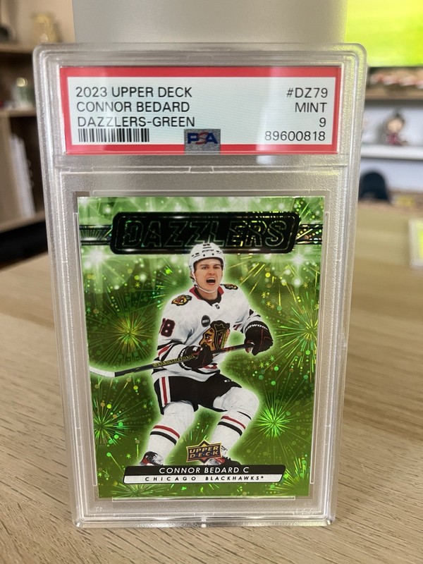2023-24 Upper Deck Series 2 - Dazzlers Connor Bedard #DZ-79 Green (RC)