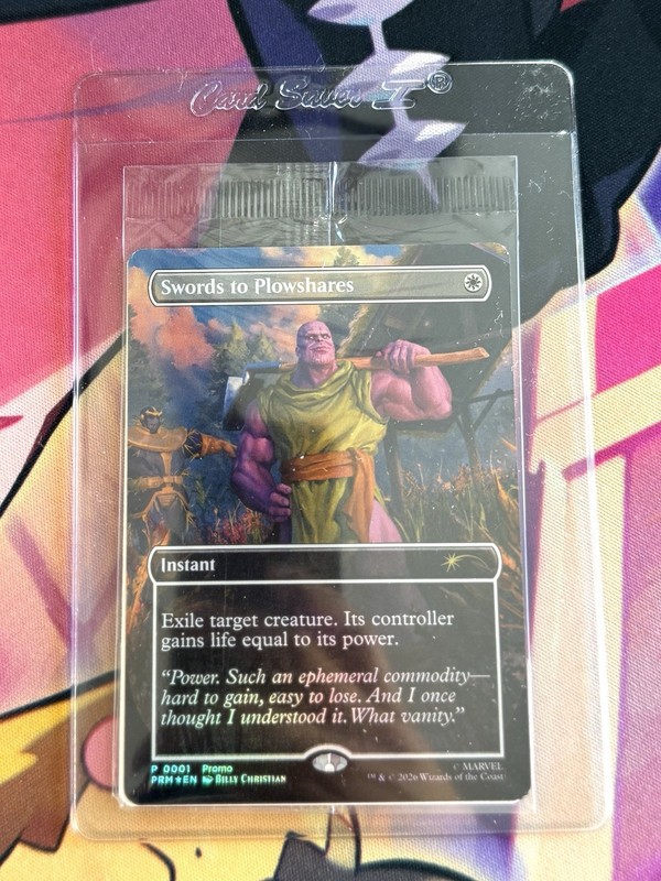 THANOS MTG PSA Promo Swords to Plowshares Marvel IN HAND