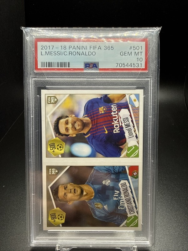 2017 Panini Fifa 365 - Lionel Messi, Cristiano Ronaldo #501