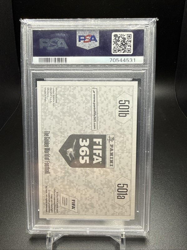 2017 Panini Fifa 365 - Lionel Messi, Cristiano Ronaldo #501 view 2