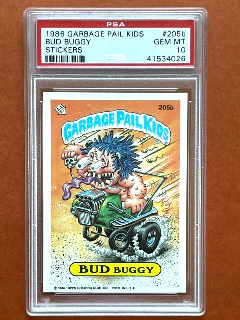 1986 GARBAGE PAIL KIDS GPK OS5 BUD BUGGY PSA 10