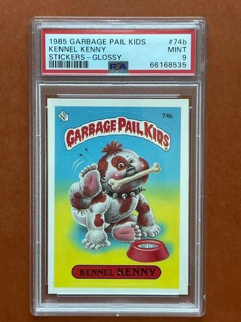 1985 GARBAGE PAIL KIDS SERIES 2 #74B KENNEL KENNY PSA 9