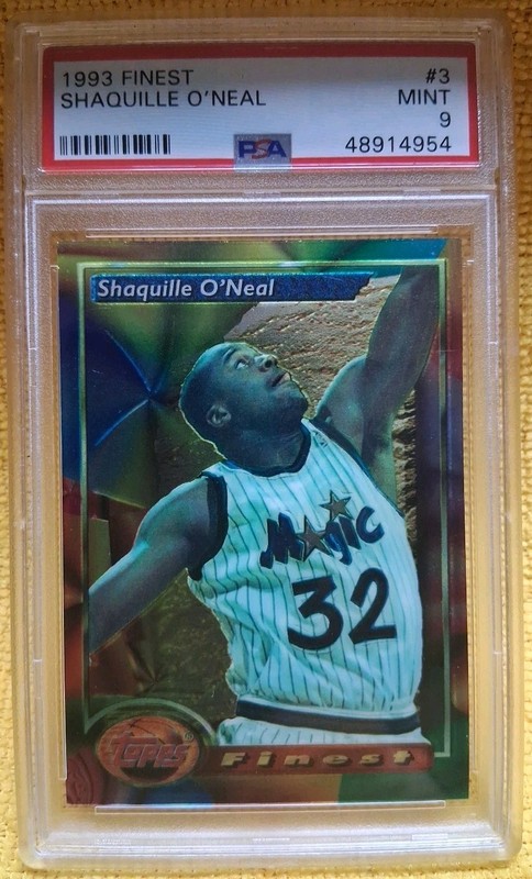 1993-94 Topps Finest - Shaquille O'Neal #3 PSA 9