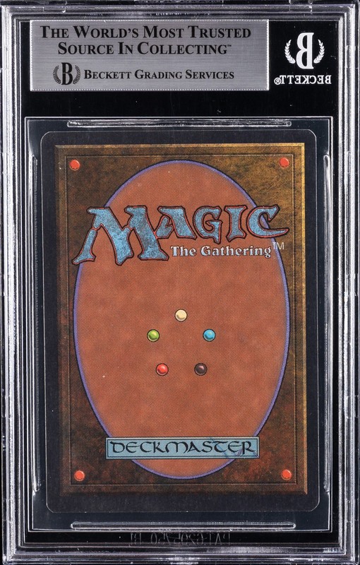 1993 MAGIC! THE GATHERING UNLIMITED BLACK LOTUS R A BGS 8.5 view 2