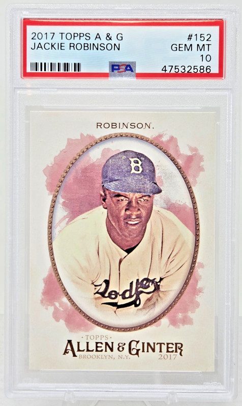 2017 Topps A & G JACKIE ROBINSON PSA 10 Gem Mint (Pop 11)