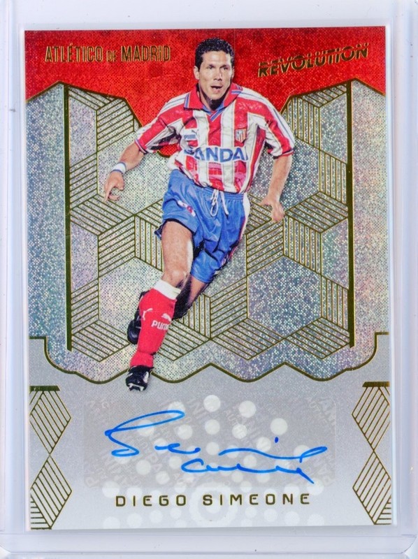 2017-18 Panini Revolution Premier League EPL DIEGO SIMEONE AUTO Autograph SP