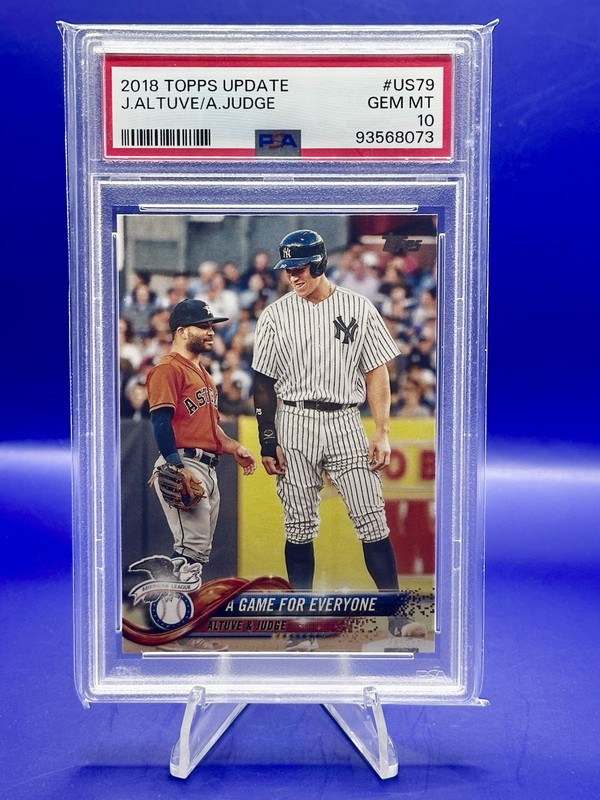 2018 Topps Update - Aaron Judge, Jose Altuve  PSA 10 **FREE SHIPPING**