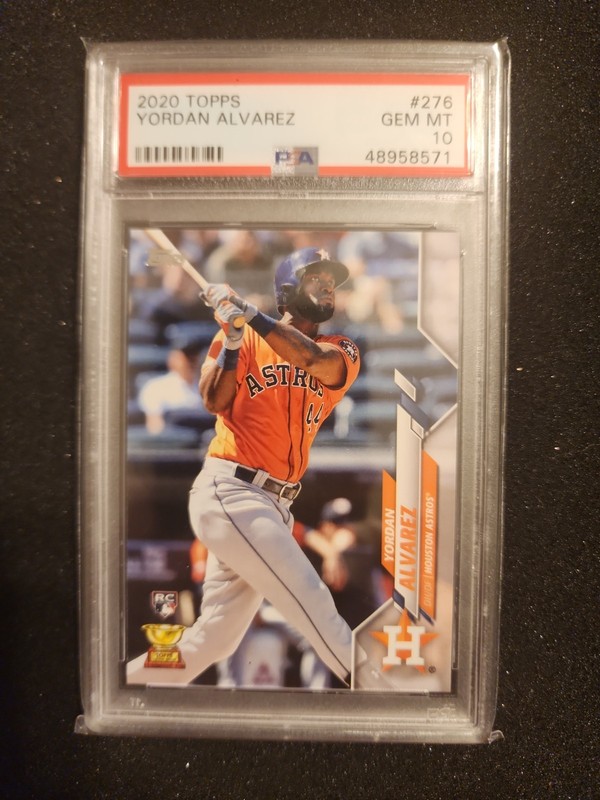 2020 Topps Yordan Alvarez All-Star Rookie #276 PSA 10