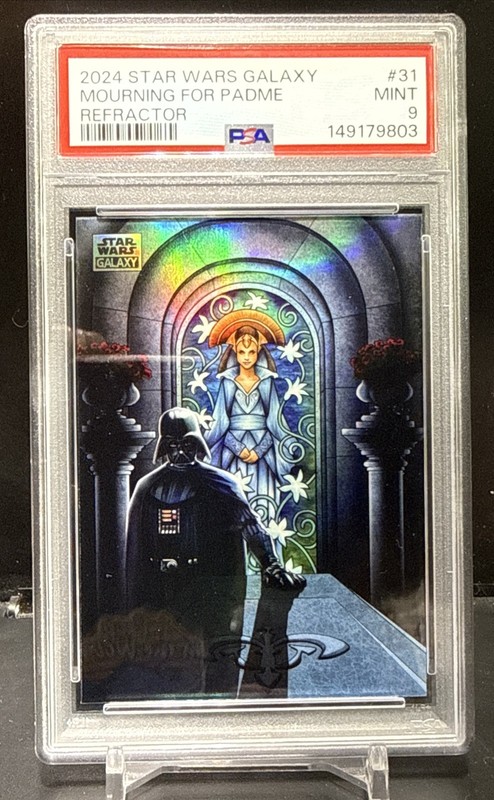 2012 Topps Star Wars Galaxy 7 "MOURNING FOR PADME" #771 PSA 9 MINT PSA