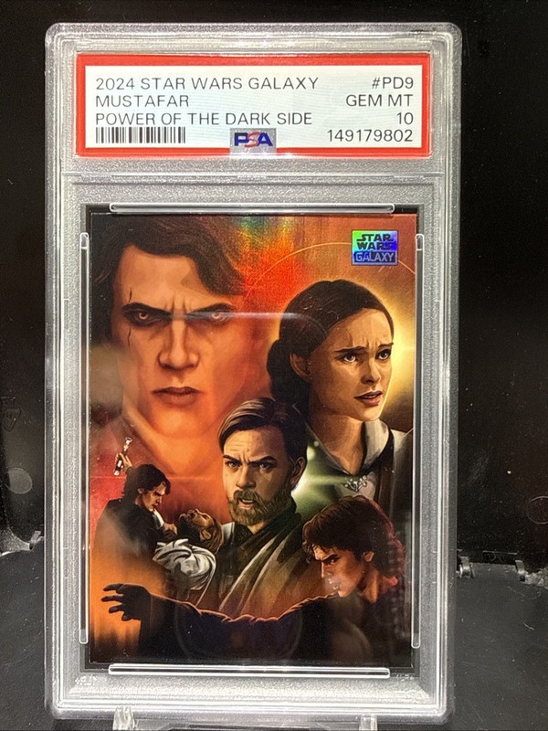 2024 Star Wars Galaxy - Power of the Darkside - MUSTAFAR PSA 10 GEM MINT Pop 2!