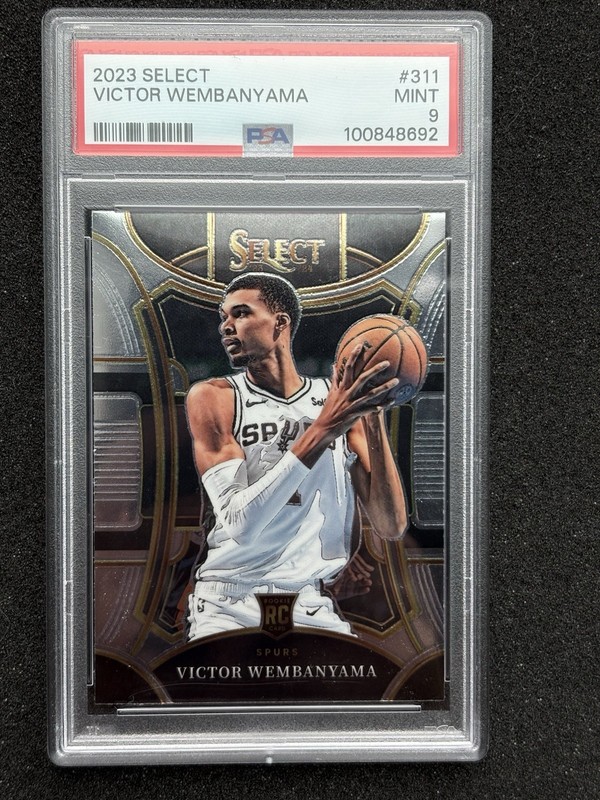 2023-24 Panini Select - Mezzanine Level Victor Wembanyama #311 (RC) PSA 9 Mint