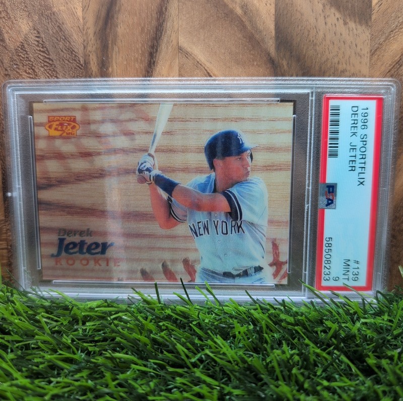 1996 Sportflix #139 Derek Jeter PSA 9 MINT