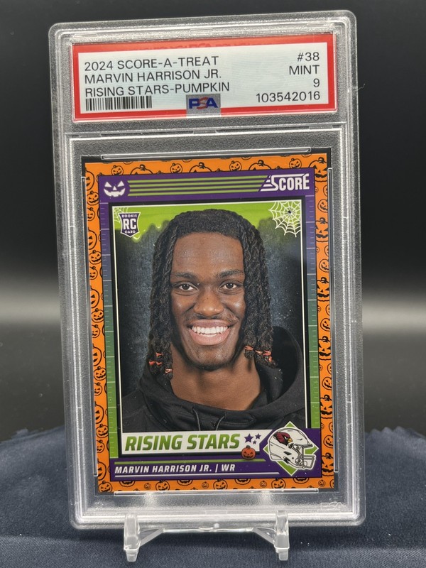 2024 Panini Score-A-Treat - Rising Stars Marvin Harrison Jr. #38 (RC) Psa 9