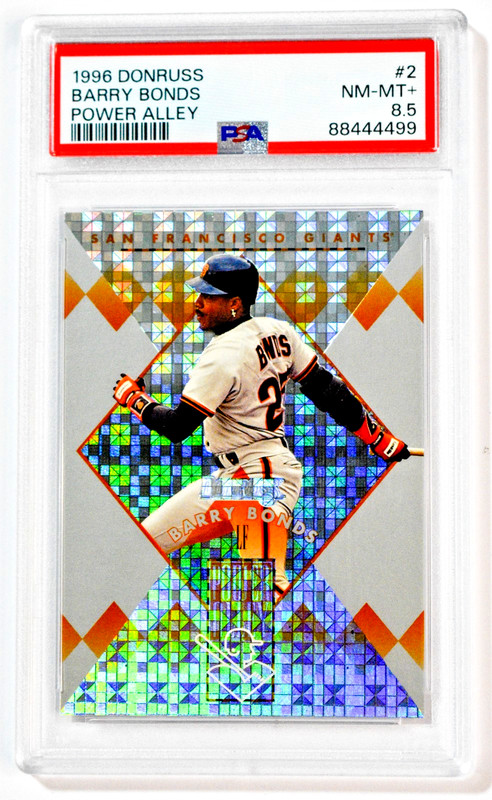 1996 Donruss #2 Barry Bonds Power Alley /5000 PSA 8.5 NM-MT+