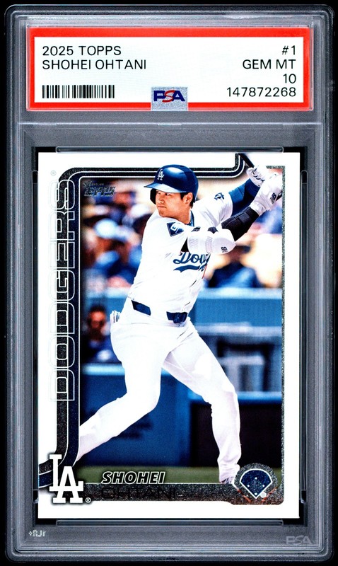 2025 TOPPS #1 SHOHEI OHTANI PSA 10