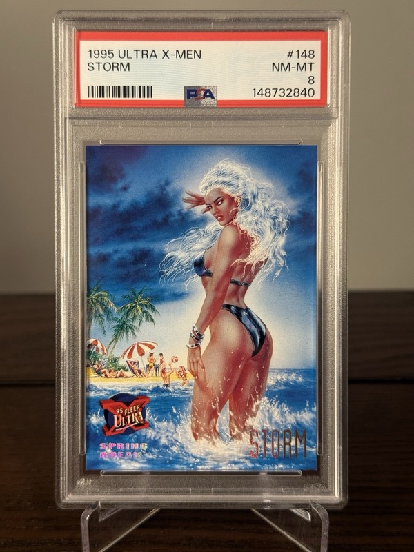 1995 Fleer Ultra X-Men Storm #148 PSA 8 NM-MT Spring Break Insert Marvel Card