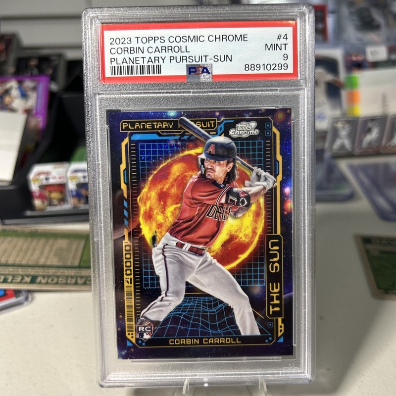 2023 Topps Cosmic Chrome - Planetary Pursuit Corbin Carroll #PPS-4 Sun (RC)