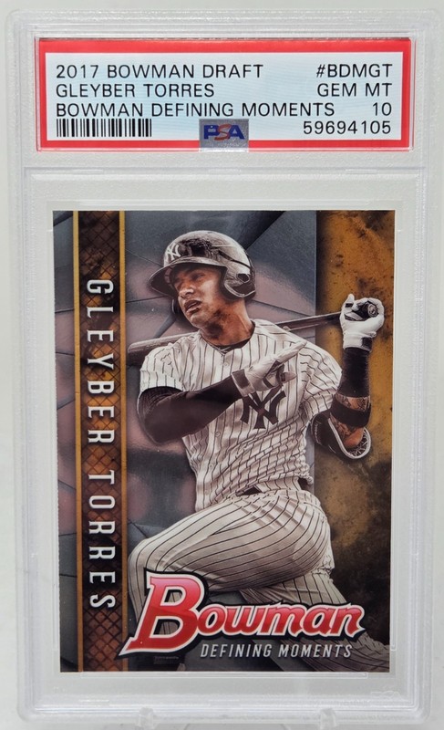 2017 Bowman Chrome GLEYBER TORRES Rookie Card PSA 10 Gem Mint