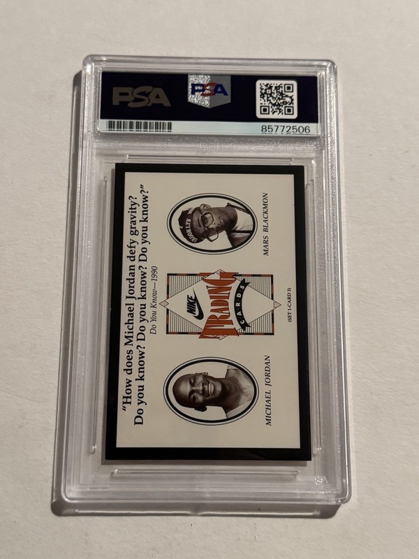 SPIKE LEE SIGNED AUTO RC ROOKIE 1991 Nike Michael Jordan CARD RARE #3 PSA view 2