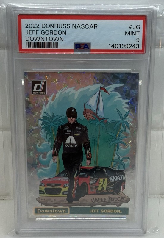 Panini 2022 Donruss NASCAR Downtown Jeff Gordon #JG PSA 9 