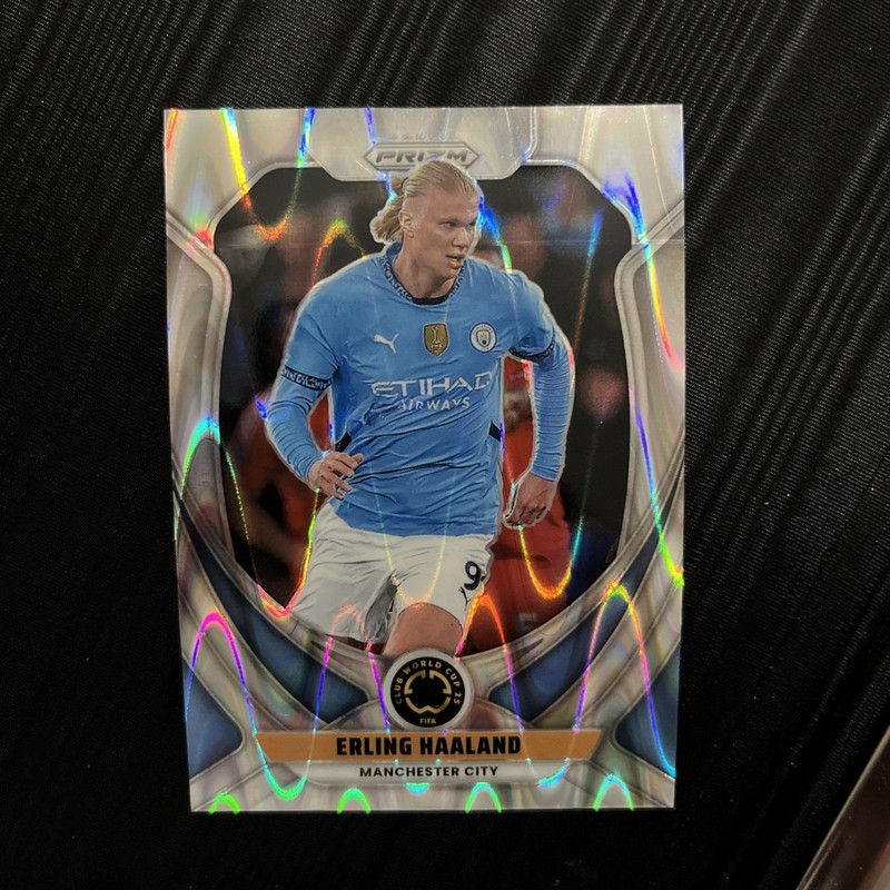 2025 Panini Prizm FIFA Club World Cup #136 Erling Haaland Seismic Prizms