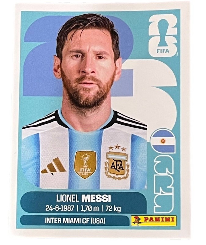 Panini FIFA World Cup 2026 LIONEL MESSI ARG 17 Soccer Trading Card ARGENTINA