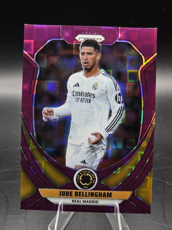 2025 Prizm FIFA CWC Jude Bellingham Purple Pandora /49 Real Madrid #163