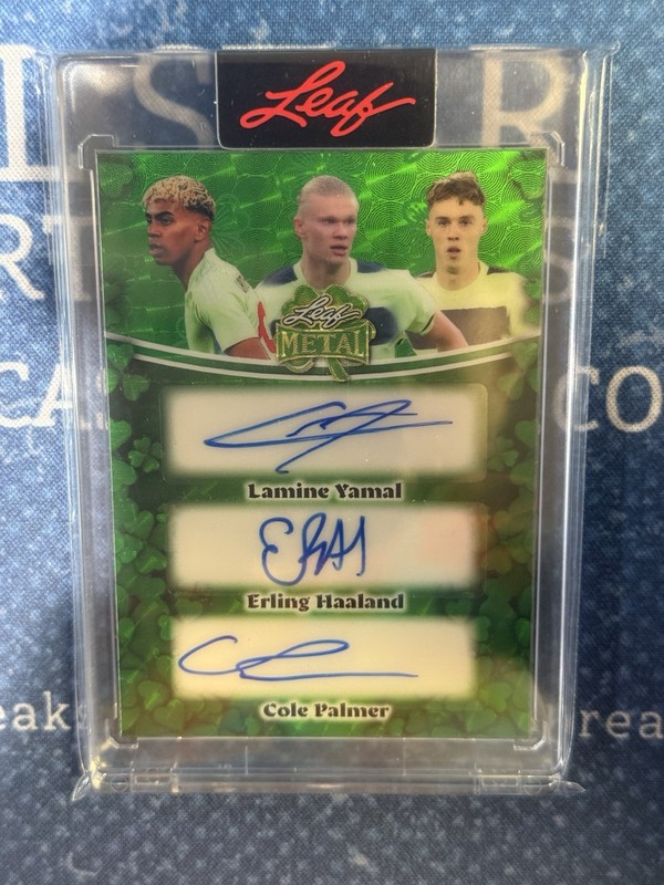 2026 Leaf Metal Lamine Yamal/Haaland/Palmer Superfractor 1/1 Auto TA-11
