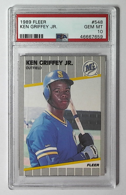 1989 Fleer Ken Griffey Jr. #548 RC Rookie