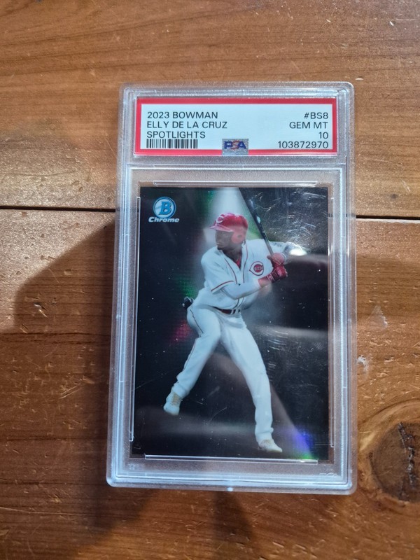 2023 Bowman Chrome Elly De La Cruz Spotlights PSA 10 !! 🔥🔥 Cincinnati Reds view 1
