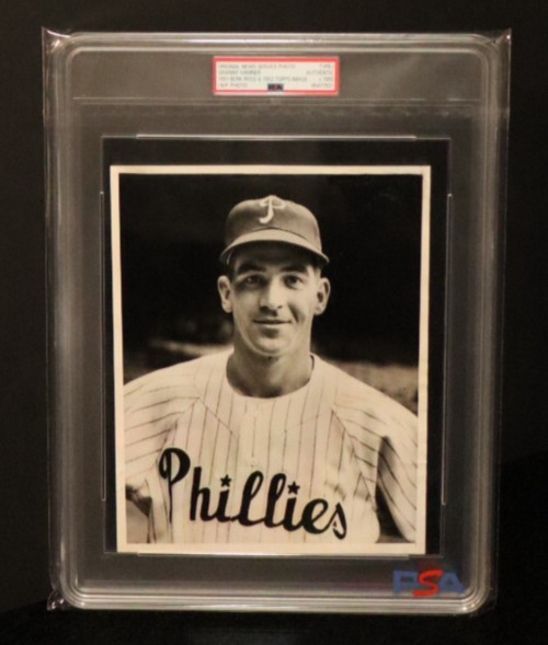 PSA Type 1 1952 Topps Image Granny Hamner Photo 1951 Berk Ross Bonus Cards